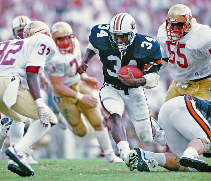 The Ballad of Bo the football player went like this: 4,500-plus total yards, 45 TDs and a Heisman for Auburn.
